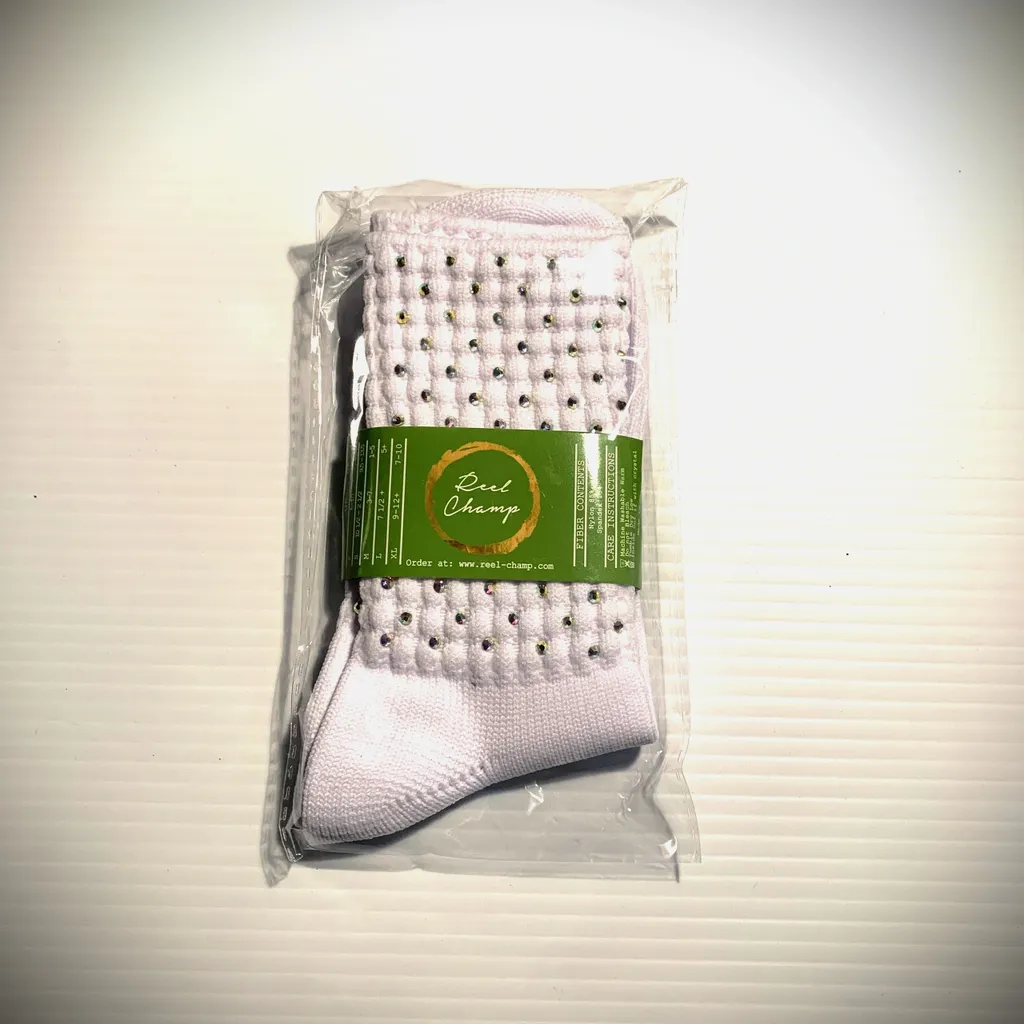 A pair of white socks
