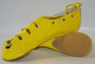 Yellow dancing shoes